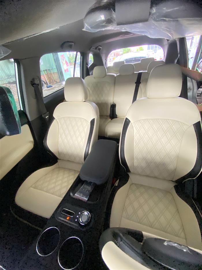 May áo ghế da Limo Green