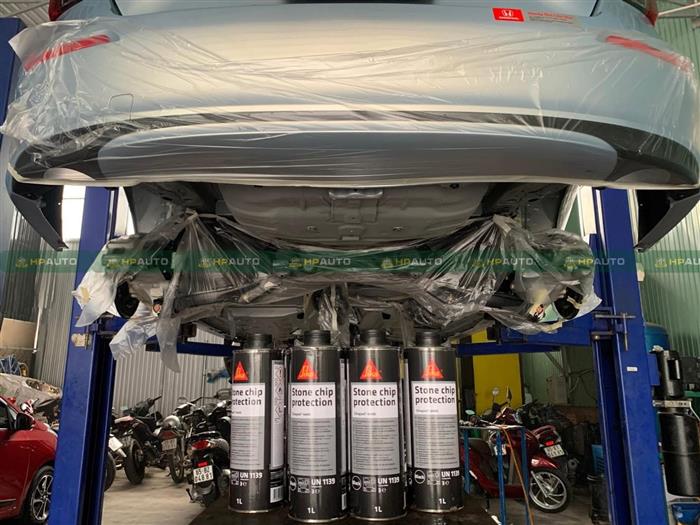 Sơn phủ gầm chống rỉ sét Sika xe Honda Civic