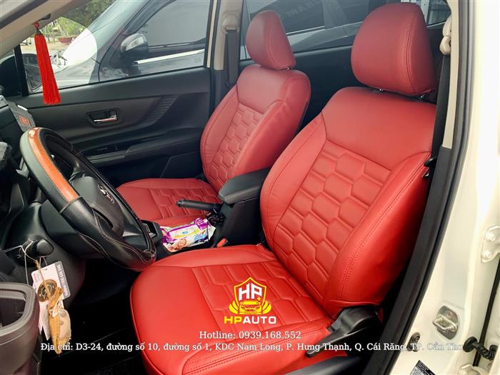 Bọc ghế da Avanza cam