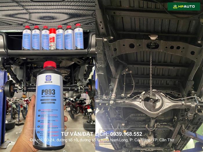 Sơn phủ gầm chống rỉ sét Onzca Gốc Nước Xe Hilux