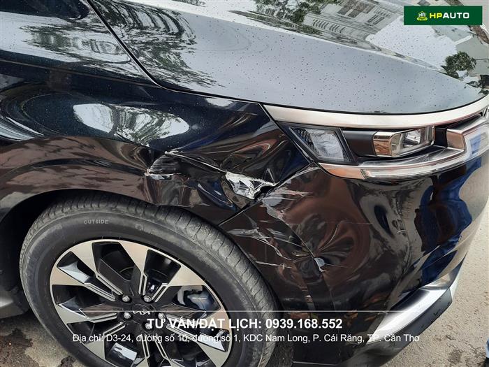 Đồng sơn vết trầy móp xe Kia Canival