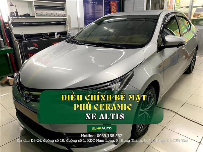 Phủ Ceramic Diamond Shield USA xe Toyota Altis