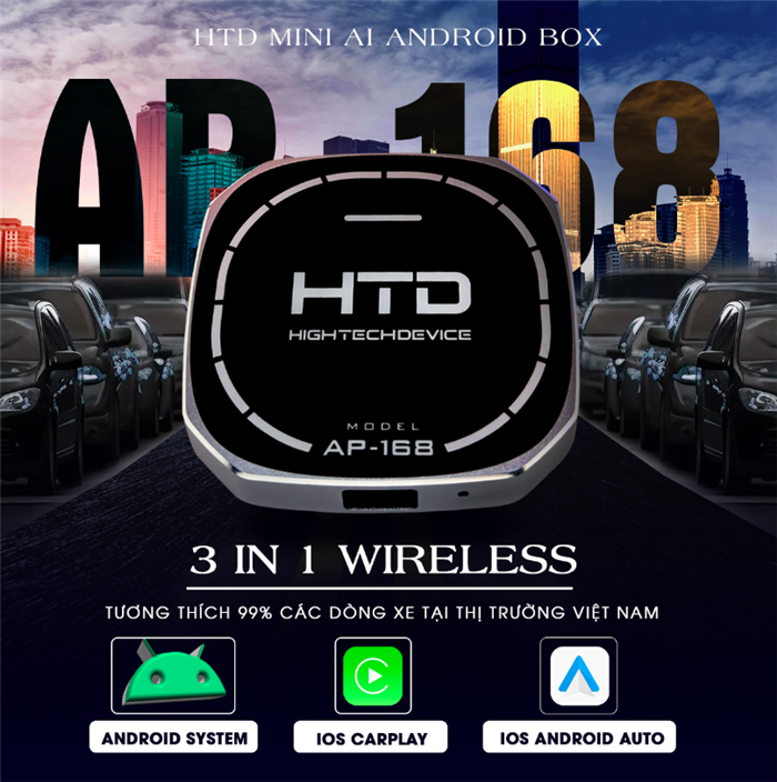 HTD Android Box Ô Tô Mini AP168