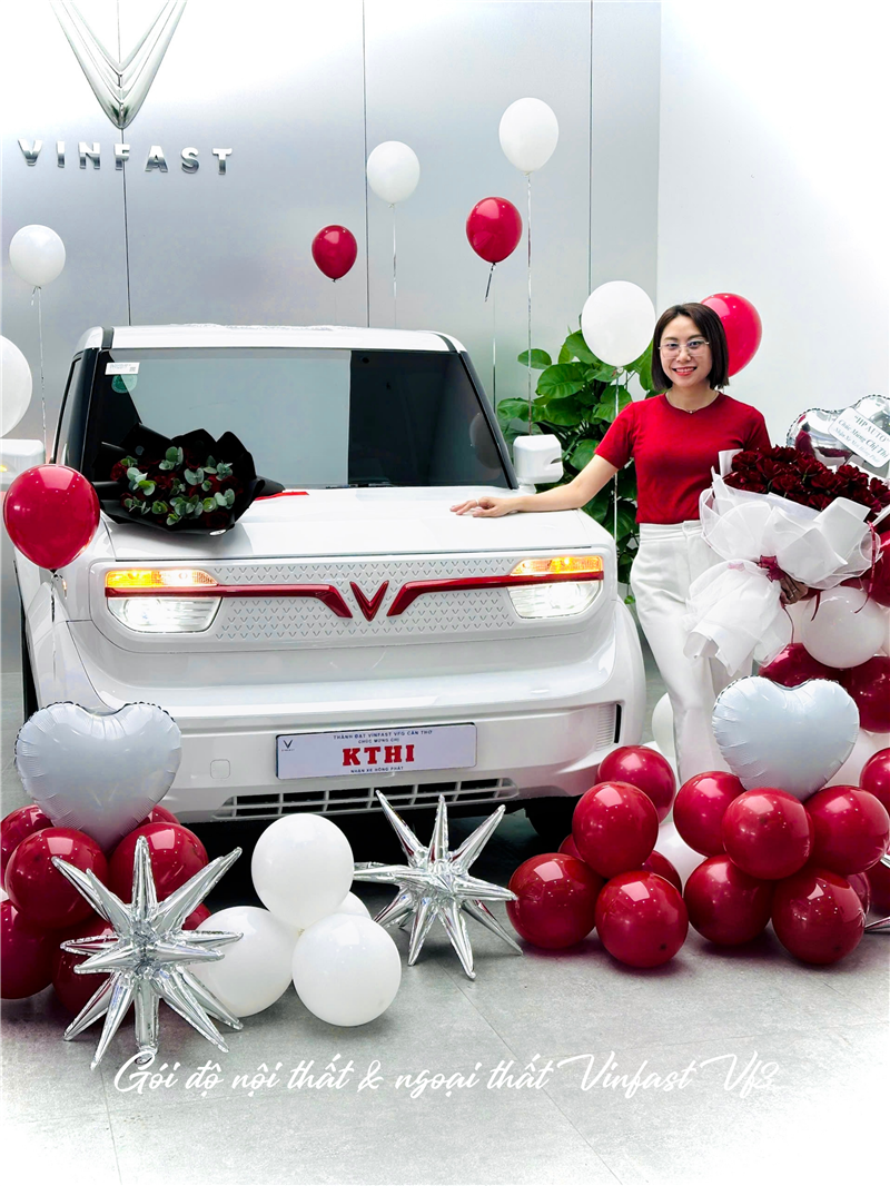 HOÀN THIỆN GÓI ĐỘ ĐỔI MÀU XE VÀ TRANG BỊ PHỤ KIỆN TOÀN DIỆN CHO VF3 TẠI CẦN THƠ
