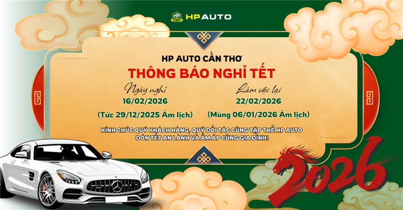 HP AUTO THÔNG BÁO LỊCH NGHỈ TẾT NGUYÊN ĐÁN 2026