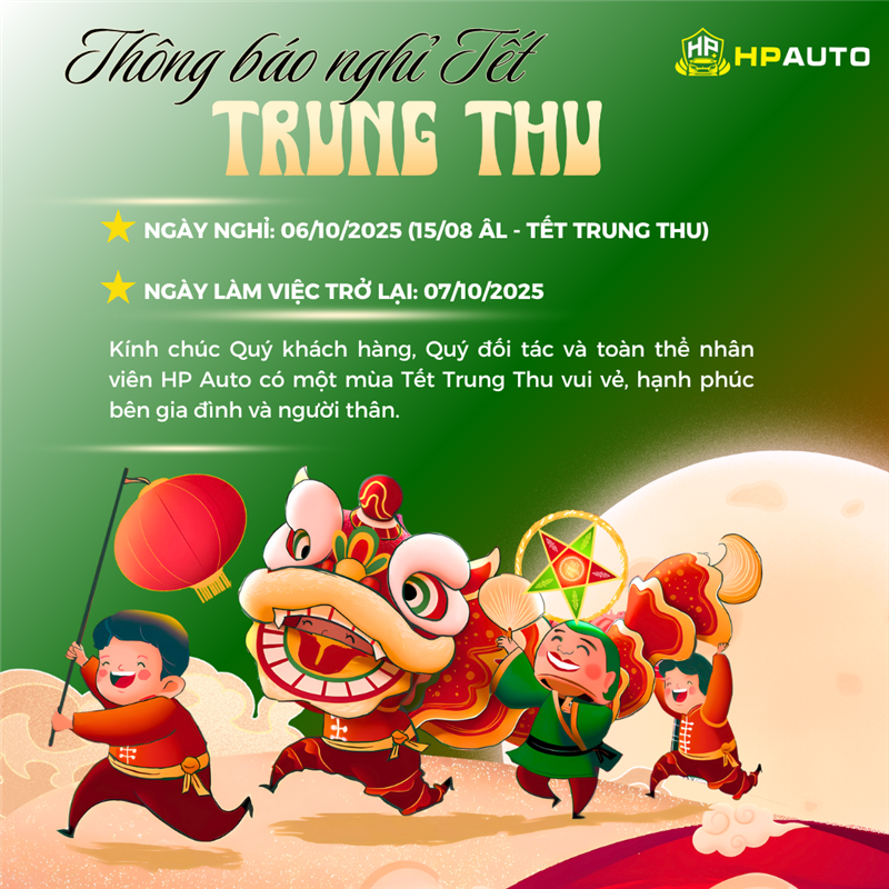 🌕 THÔNG BÁO NGHỈ TẾT TRUNG THU 2025 🌕