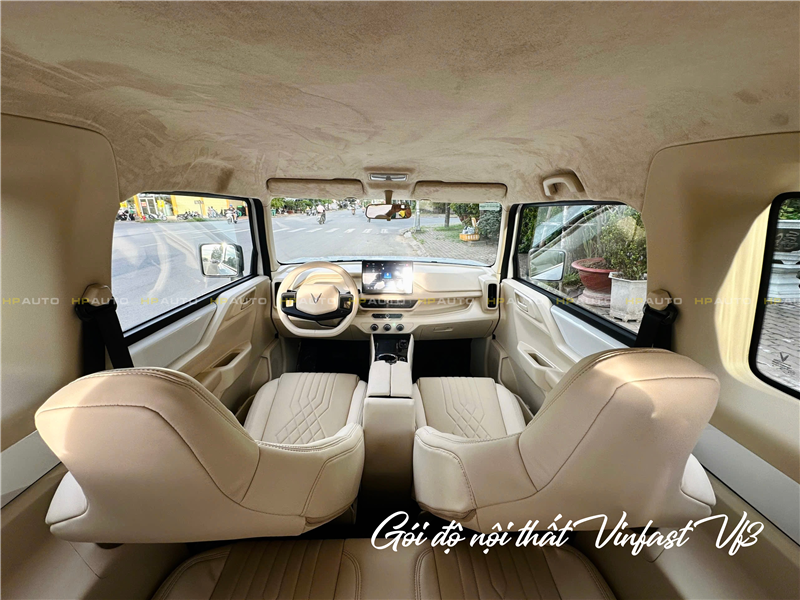 ĐỔI MÀU NỘI THẤT CHO VF3 CHUẨN GU TẠI CẦN THƠ